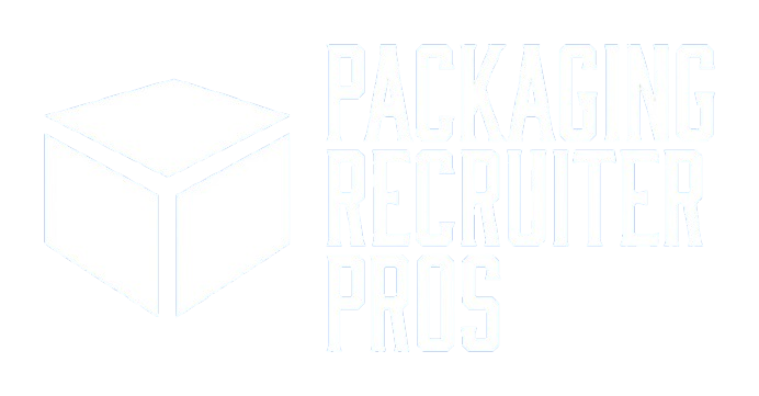 Packaging Recruiter Pros logo with a cube icon and bold white text.